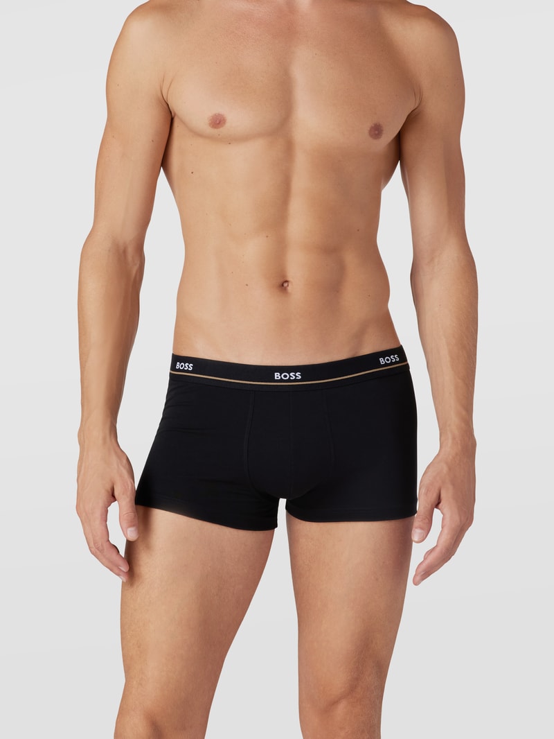 Trunks mit Logo-Bund im 5er-Pack in schwarz
