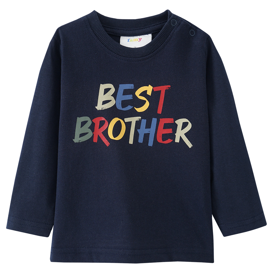 Baby Langarmshirt mit Message-Print