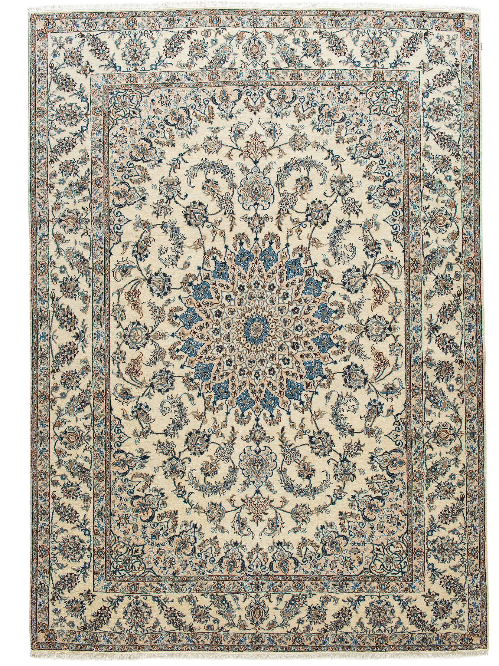 Kaschmar Nain 12 Lah ca. 245 x 350 cm, Unikat / Einzelstück