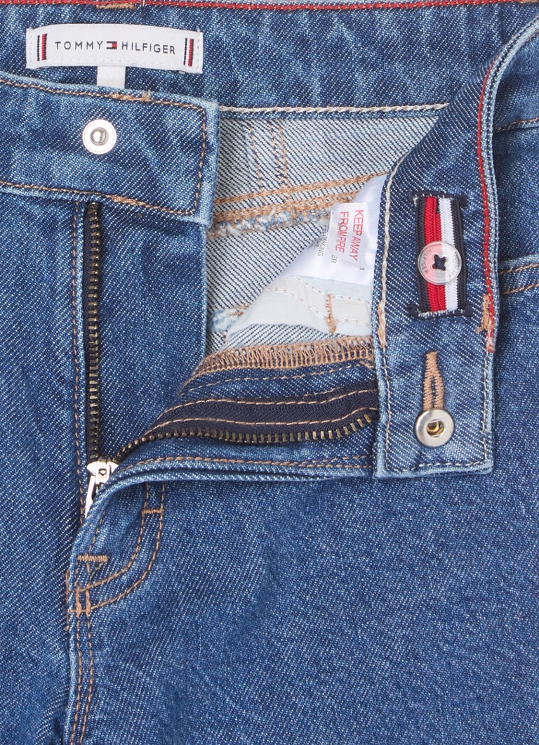 Blugi Tommy Hilfiger slim fit cu buzunare laterale