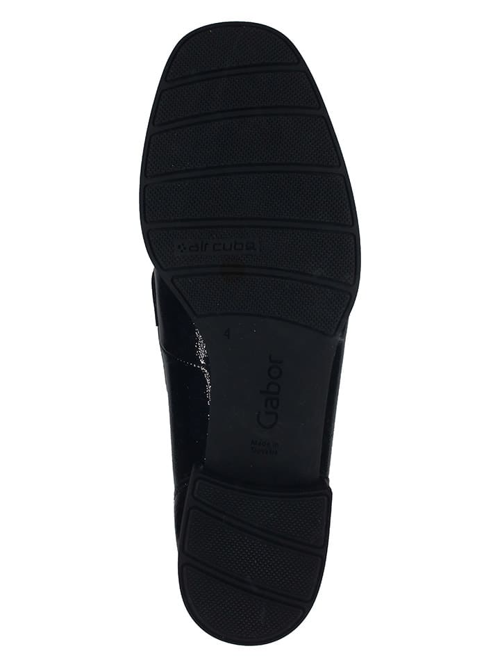 Gabor Leder-Slipper in Schwarz günstig kaufen