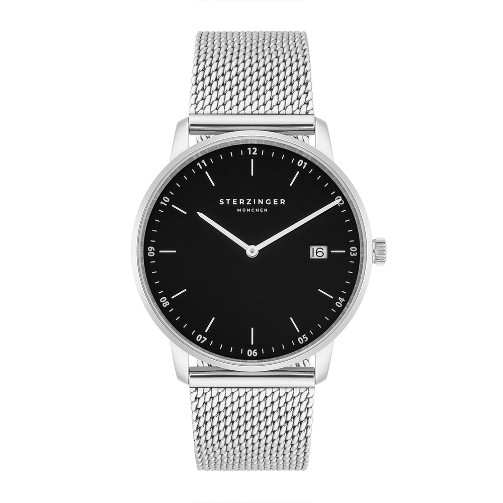 Sterzinger Montre à quartz Zeitmesser en Argent Acier inoxydable en Argent Montre