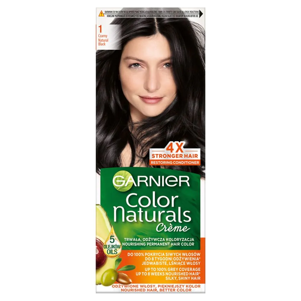 „Color Naturals“ plaukų dažai N1