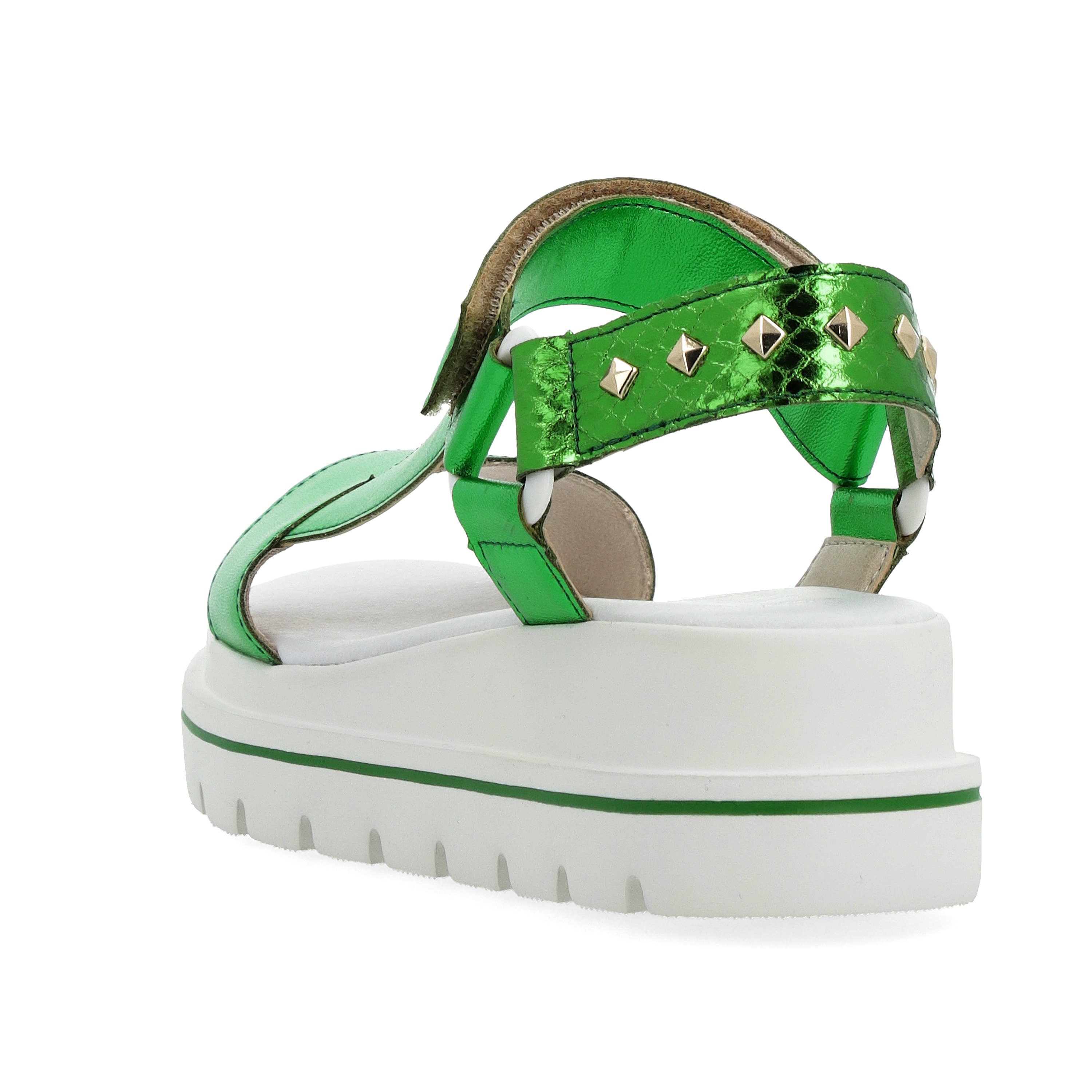 Rieker Damen Riemchensandalen smaragd-green metallic