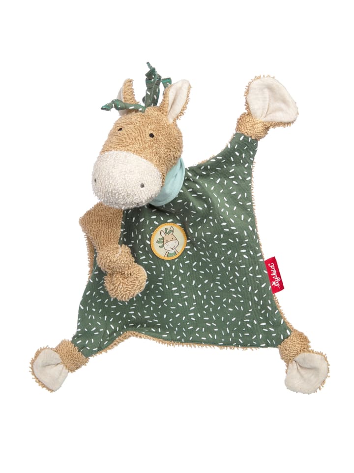 Sigikid Schnuffeltuch Pony Wiwi Wiah in grün/beige günstig kaufen onesize