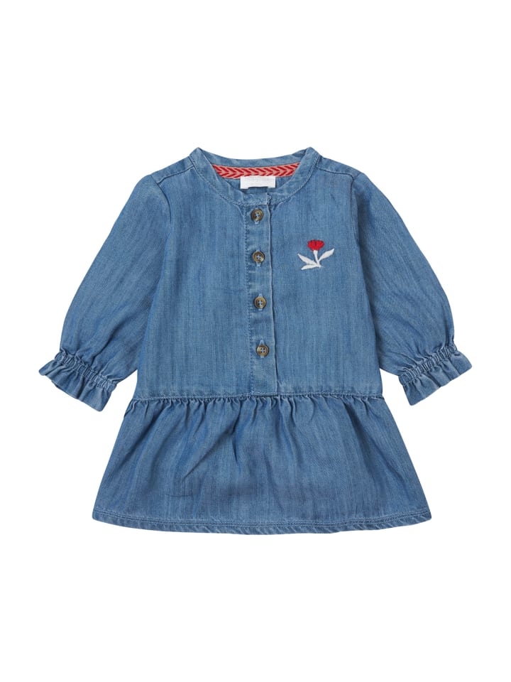 Noppies Kleid Felines in Medium Blue Denim günstig kaufen