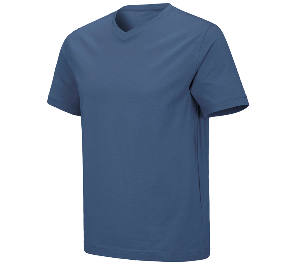 e.s. T-Shirt cotton stretch V-Neck