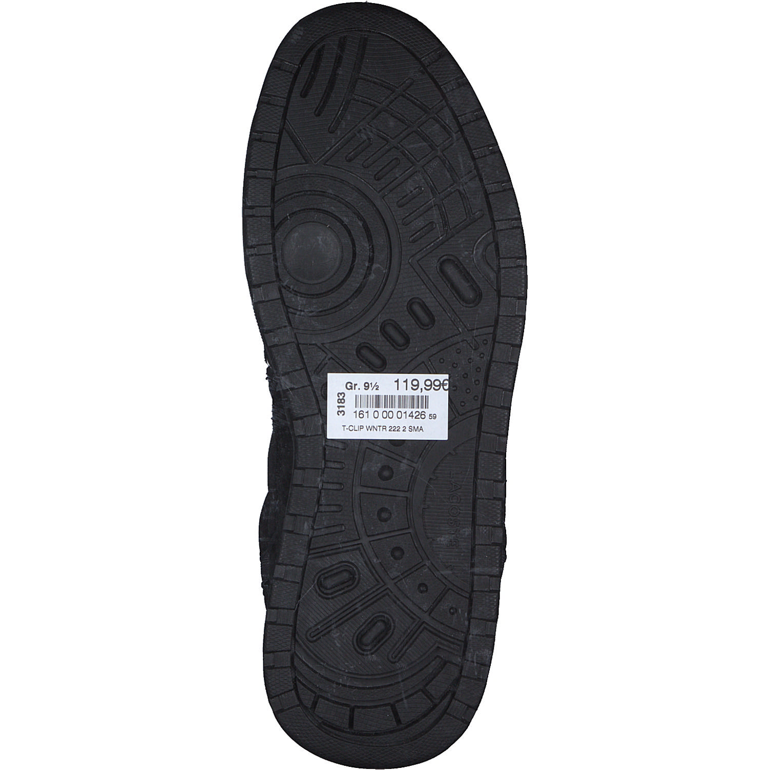 Lacoste T-Clip 44SMA0033, Sneakers Low, Herren, Schwarz