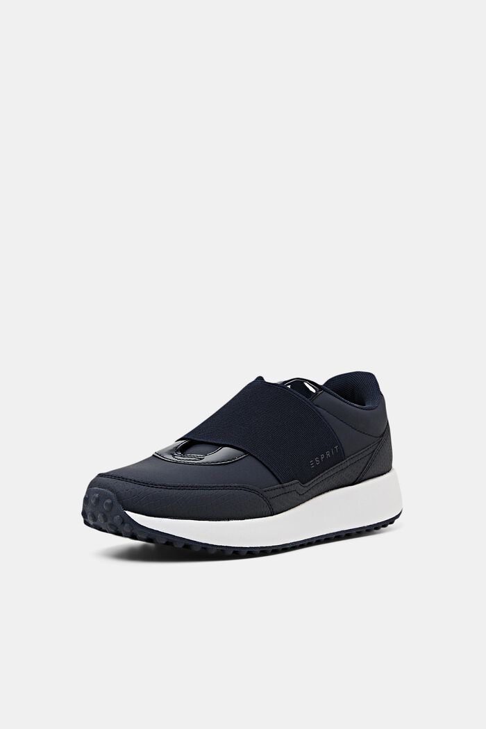 Slip-on-Sneakers in Lederoptik