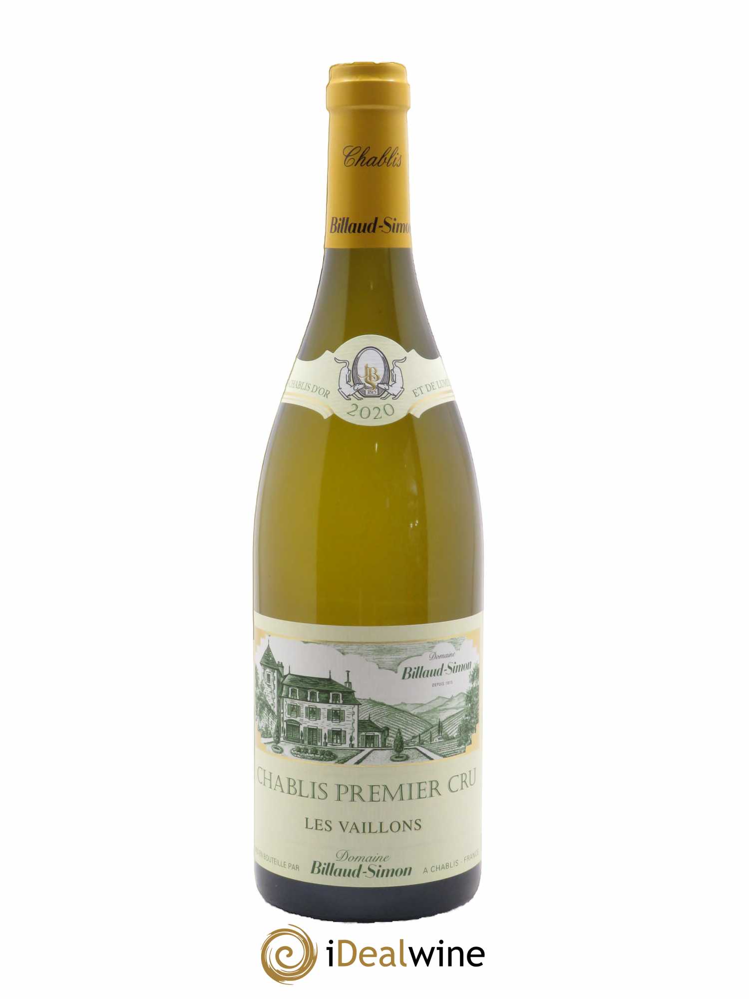 Chablis 1er Cru Les Vaillons Billaud-Simon (Domaine)  2020 - Lot de 1 Bouteille