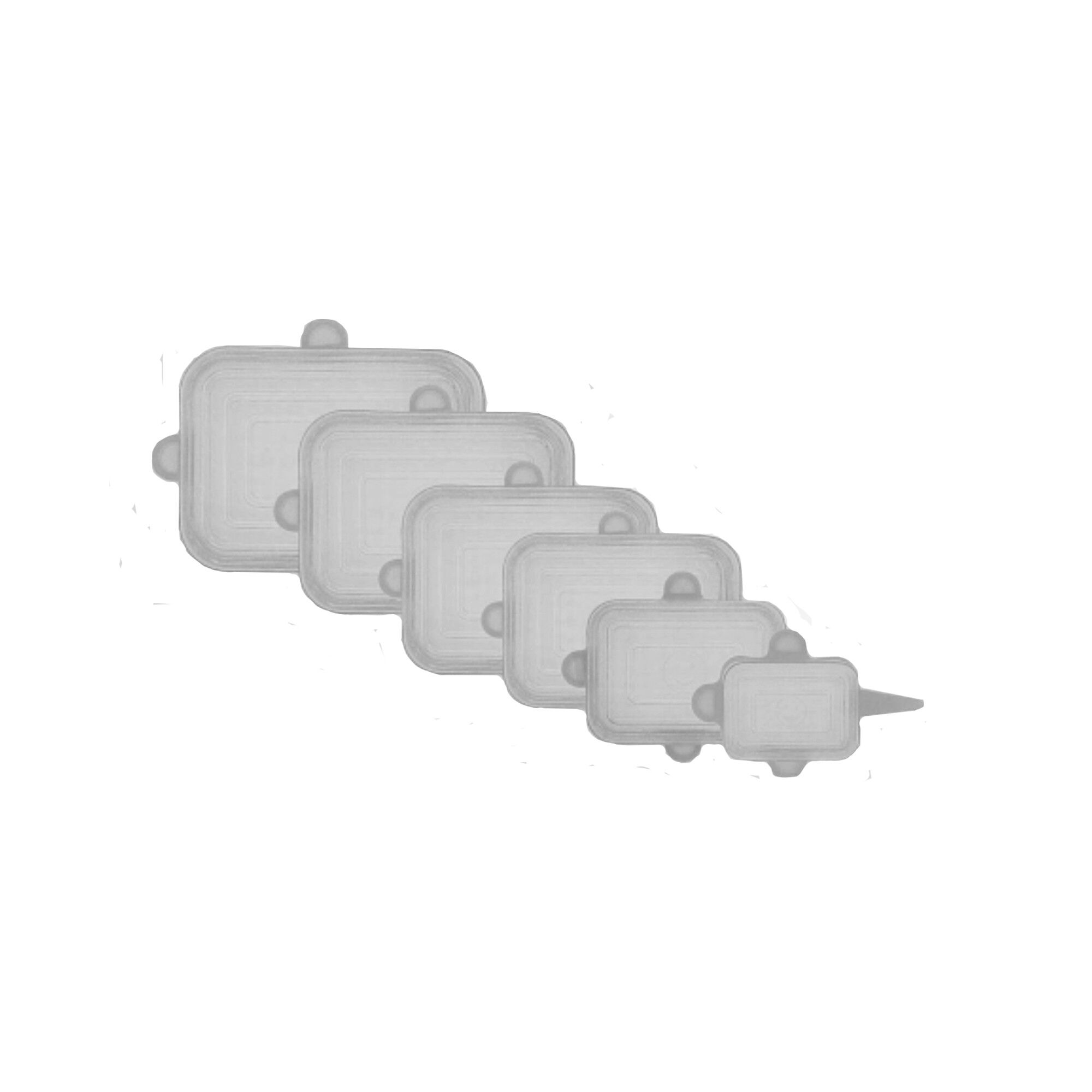 Couvercle extensible en silicone transparent