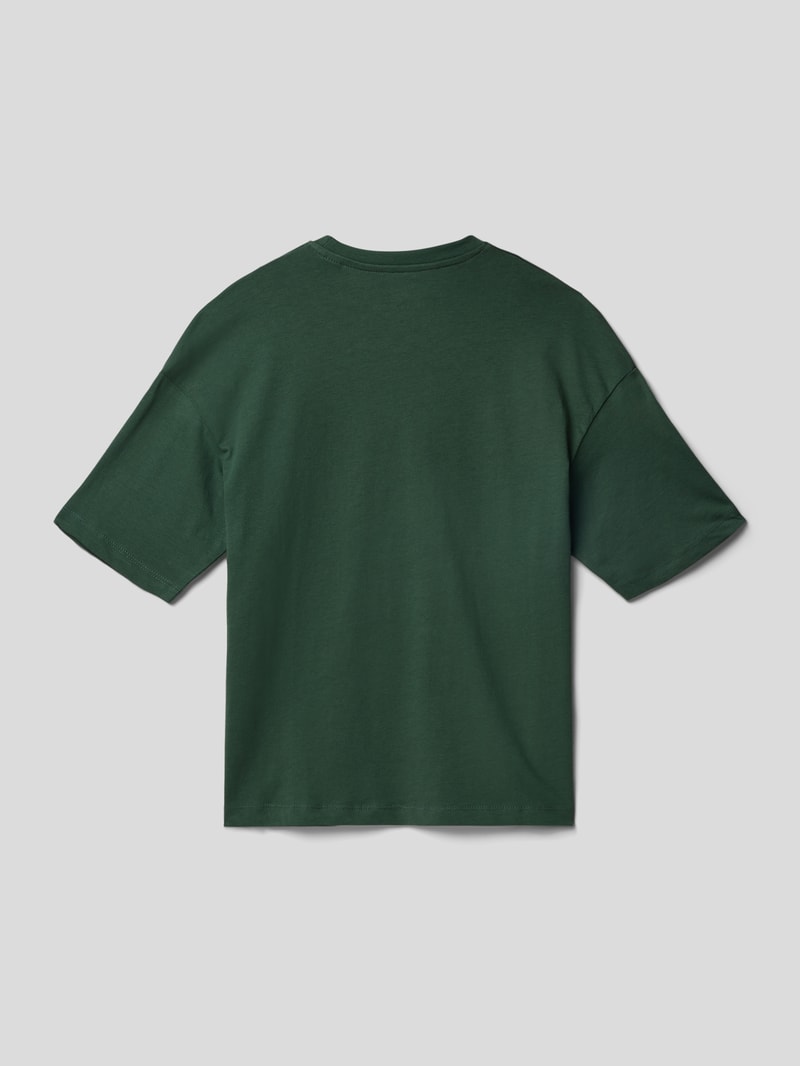 T-Shirt mit Rundhalsausschnitt Modell 'SKATER' in grün