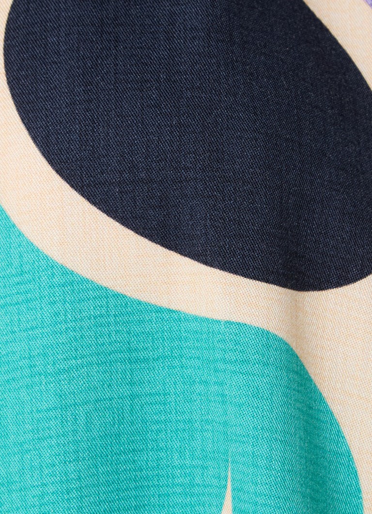 Expresso Blouse with graphic print and bow detail