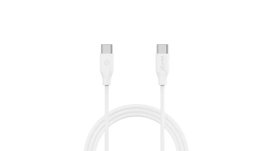 XLayer Colour Line Typ C auf Typ C Kabel 1 m White