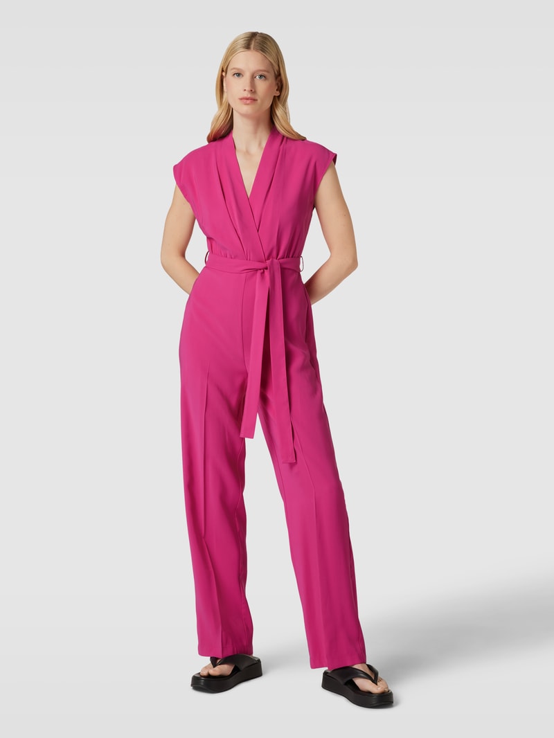 Jumpsuit mit Viskose-Anteil Modell 'SEVEN' in fuchsia