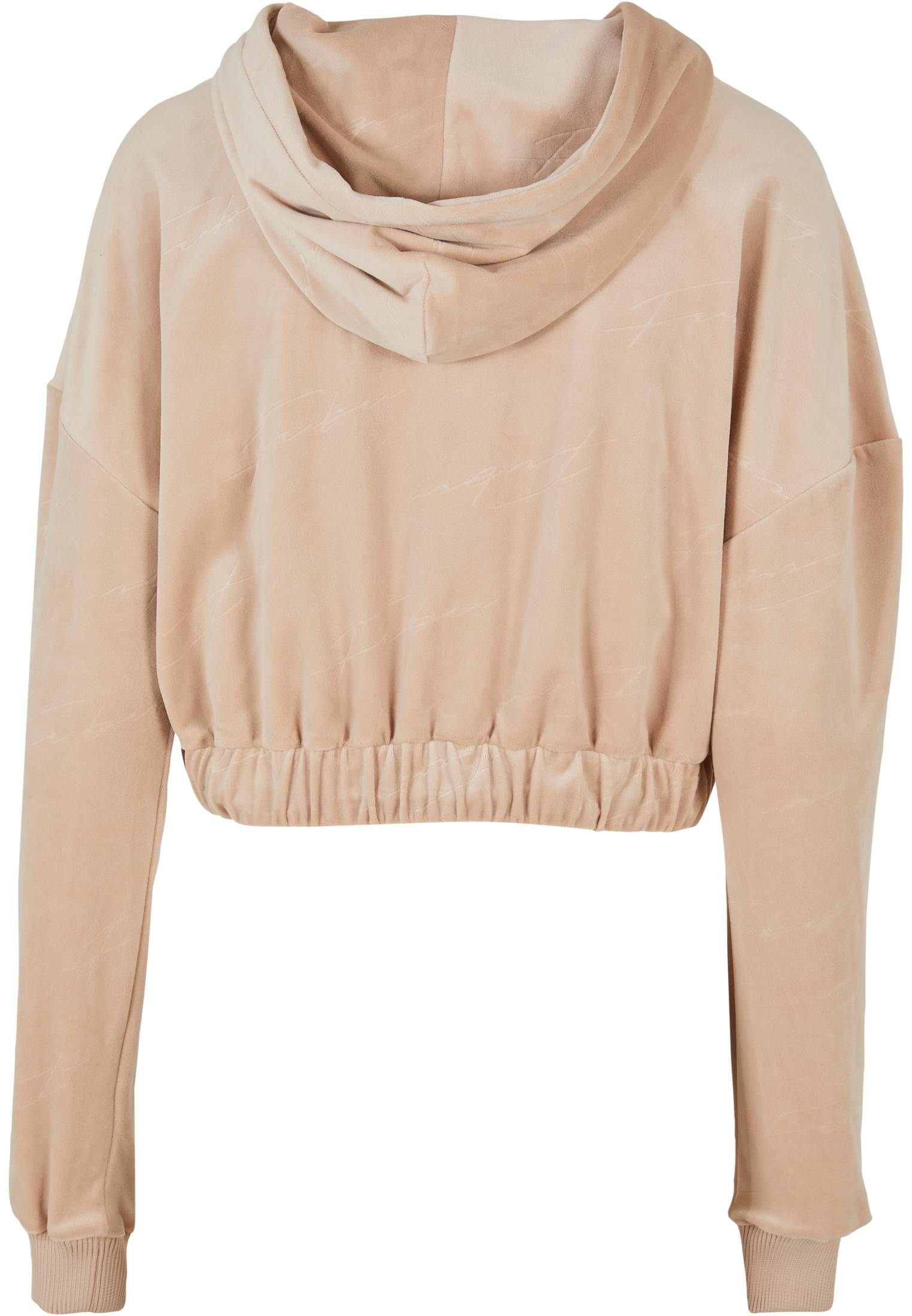 Fubu Kapuzenpullover Damen FW231-014-1 FUBU Signature Allover Velours Short Hoodie (1-tlg)