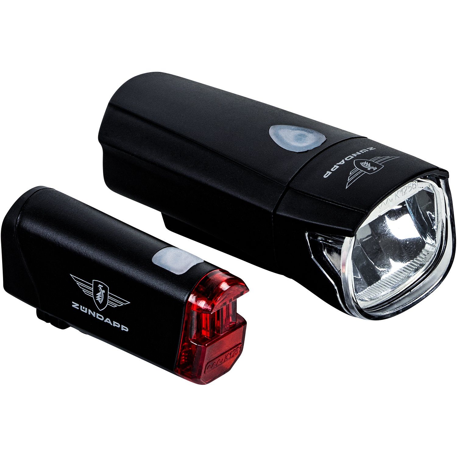 Zündapp Fahrrad-Frontlicht ZA.K.50, Fahrradlicht Batterieleuchten-Set LED Fahrrad Beleuchtung StVZO