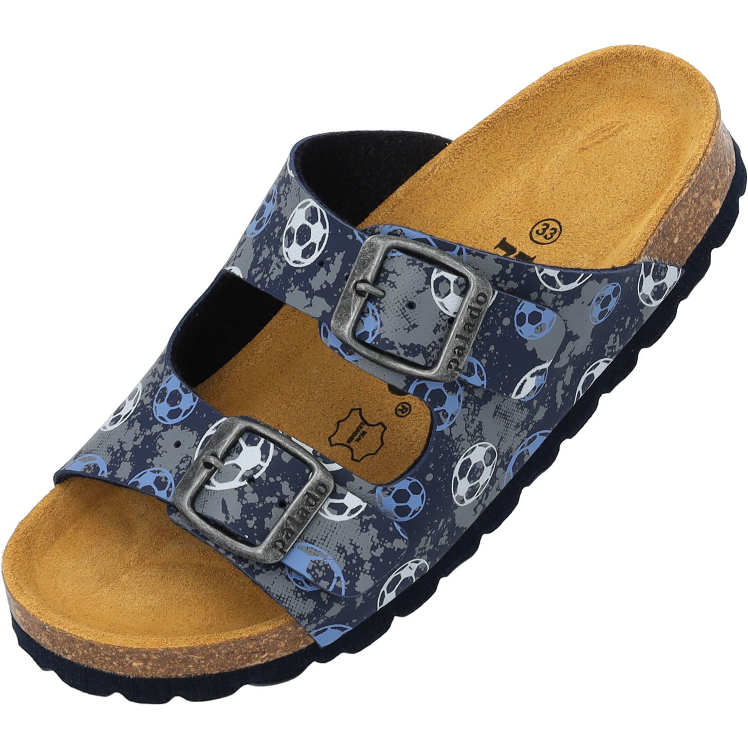 Palado Kids Korfu B Print, Pantoletten, Kinder, Blau Goalstar