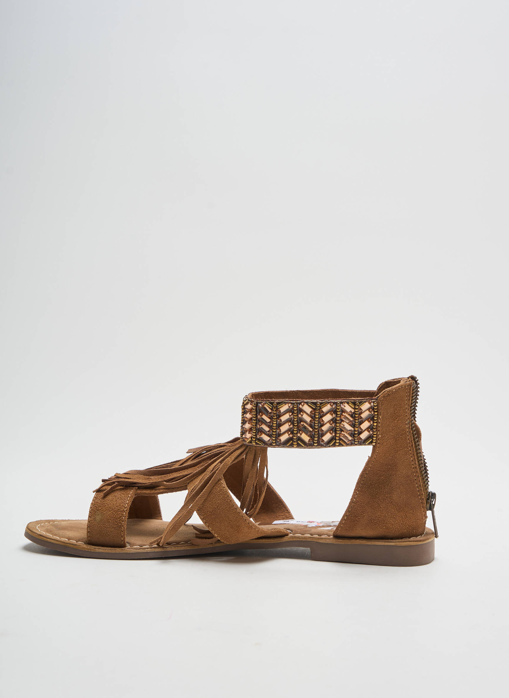 Santafe Sandales Nu Pieds Femme couleur marron