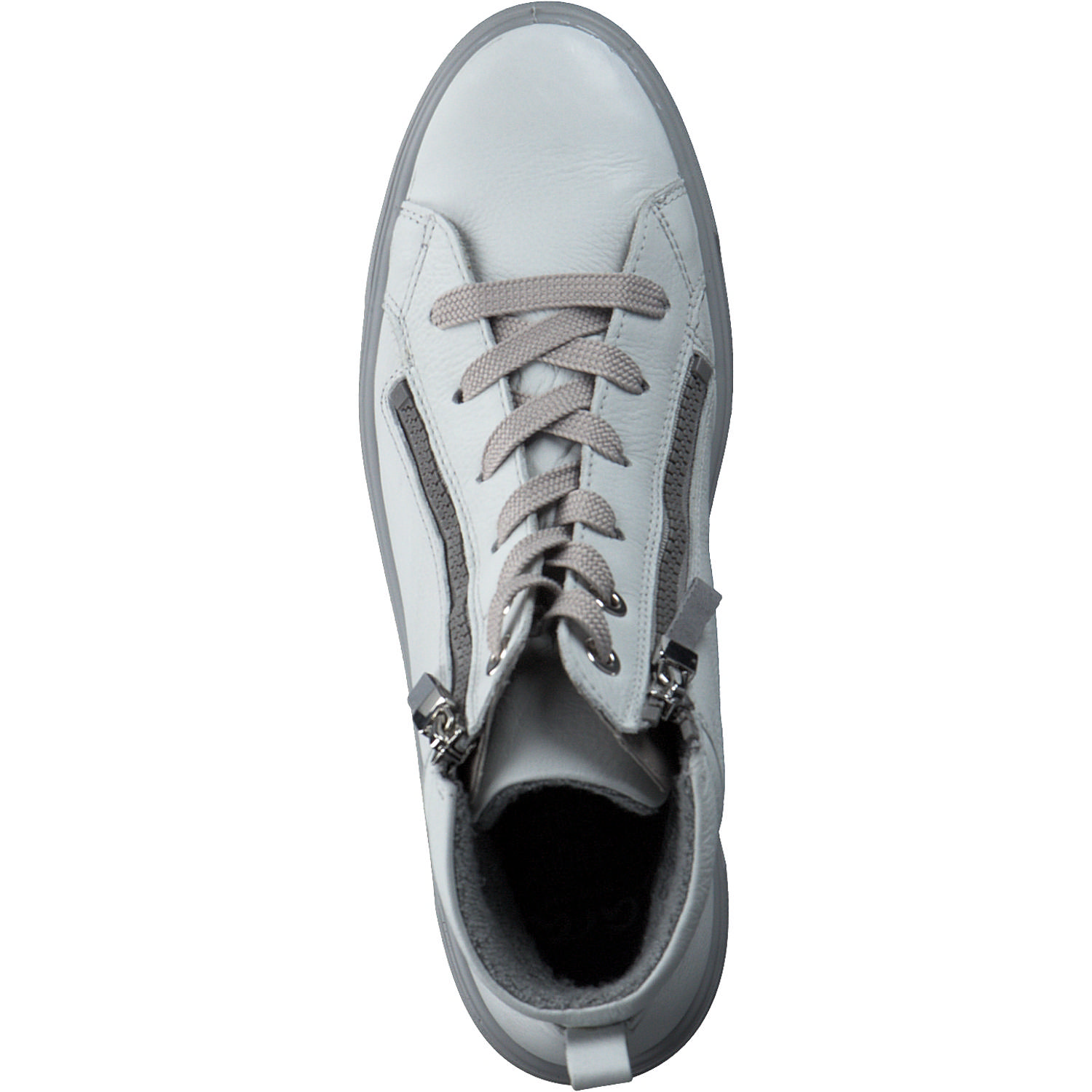 Ara Courtyard 2.0 27404, Sneakers High, Damen, Nebbia/Grau/Silber