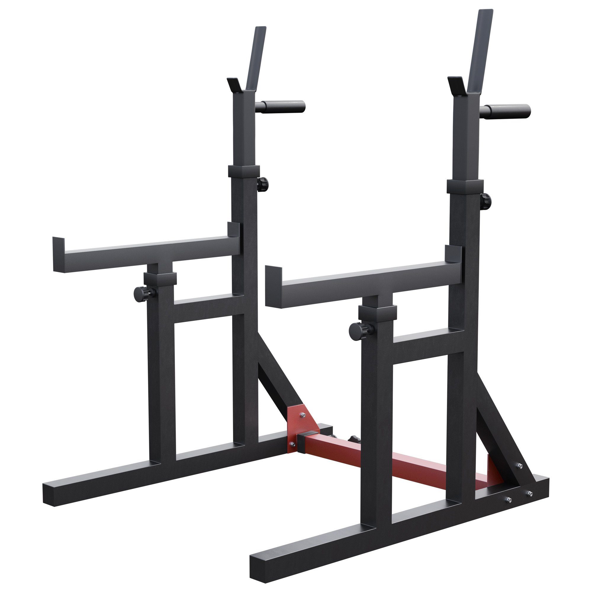 GORILLA SPORTS Squat Rack Dip-Station - Kniebeugenständer, Hantelständer, Langhantelständer, (1-tlg)