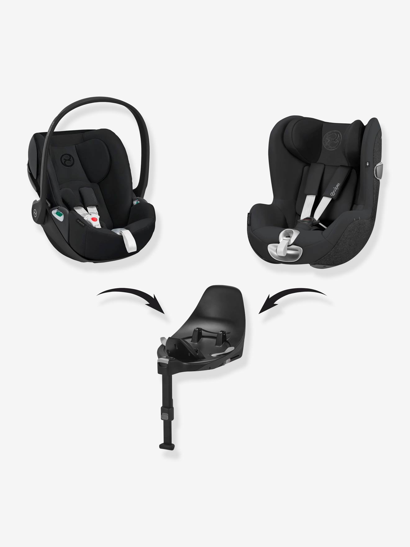Siège-auto CYBEX Platinum Sirona Z2 i-Size 45 à 105 cm, équivalence groupe 0+/1 gris (soho grey)