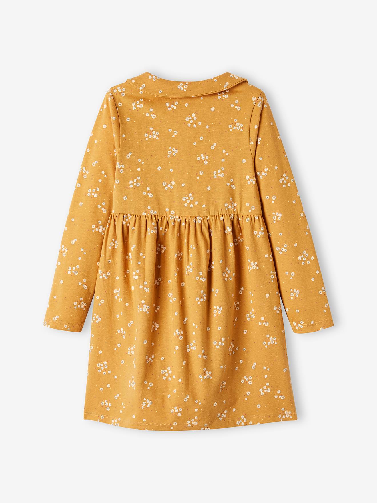 Chemise de nuit fleurie + legging curcuma
