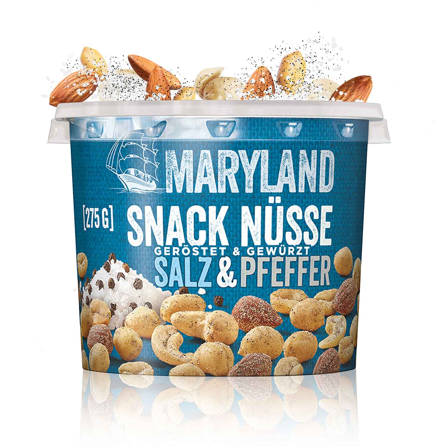 Maryland Snack Nüsse Salz & Pfeffer 275g