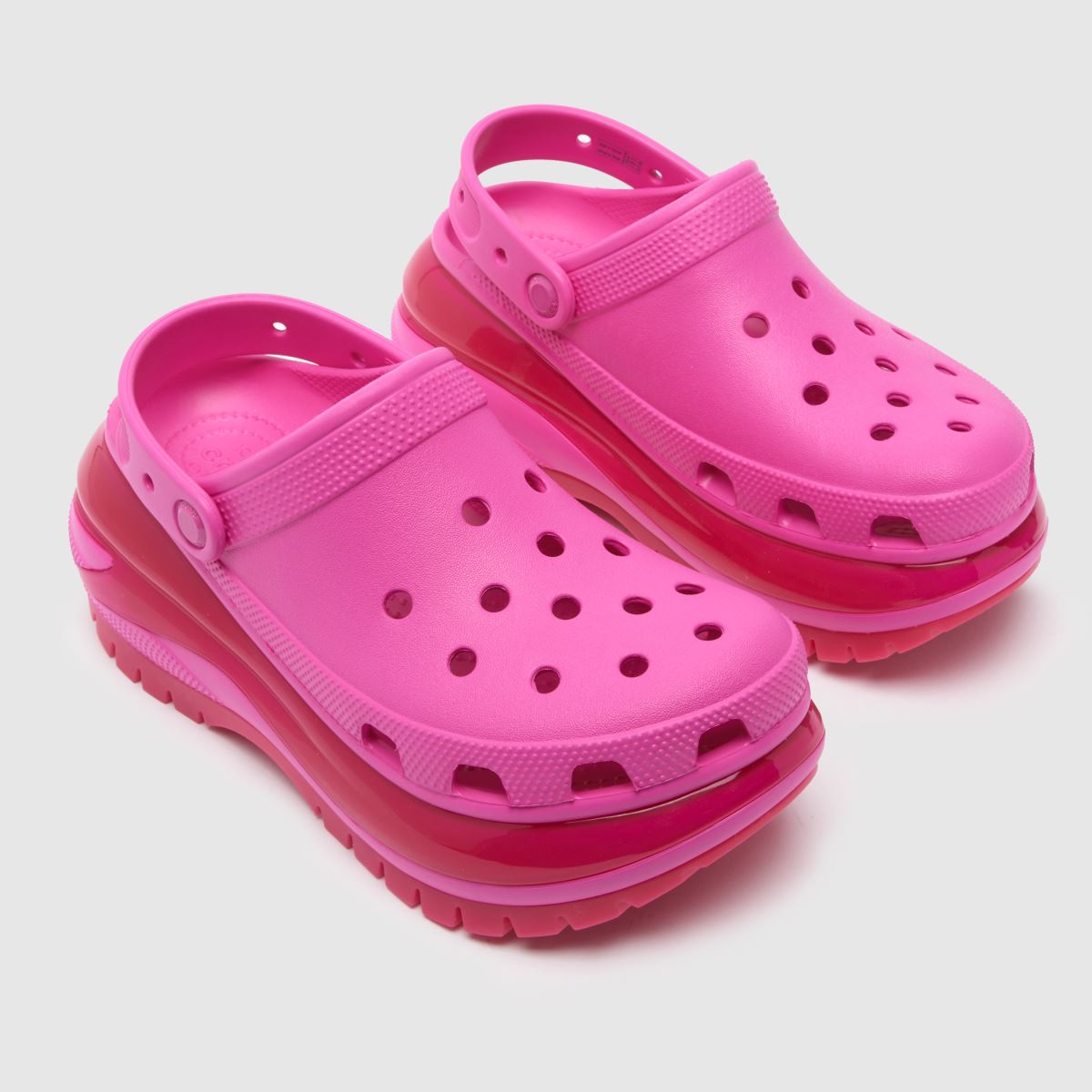 Crocs rózsaszín mega crush klumpa lányoknak ifjúsági szandál