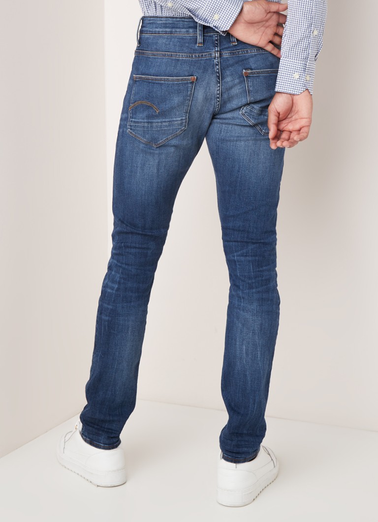 Blugi G-Star RAW Elto Slim-Fit, Decolorare Medie