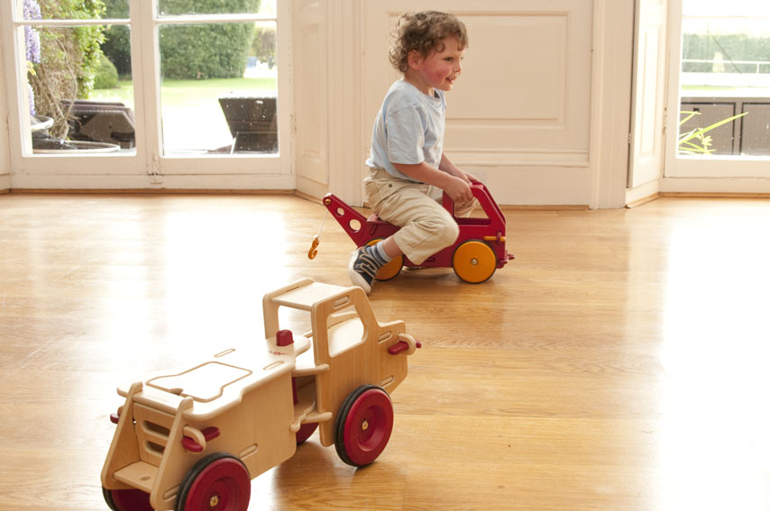 MOOVER Toys Junior Truck (rot) / dump truck (red)