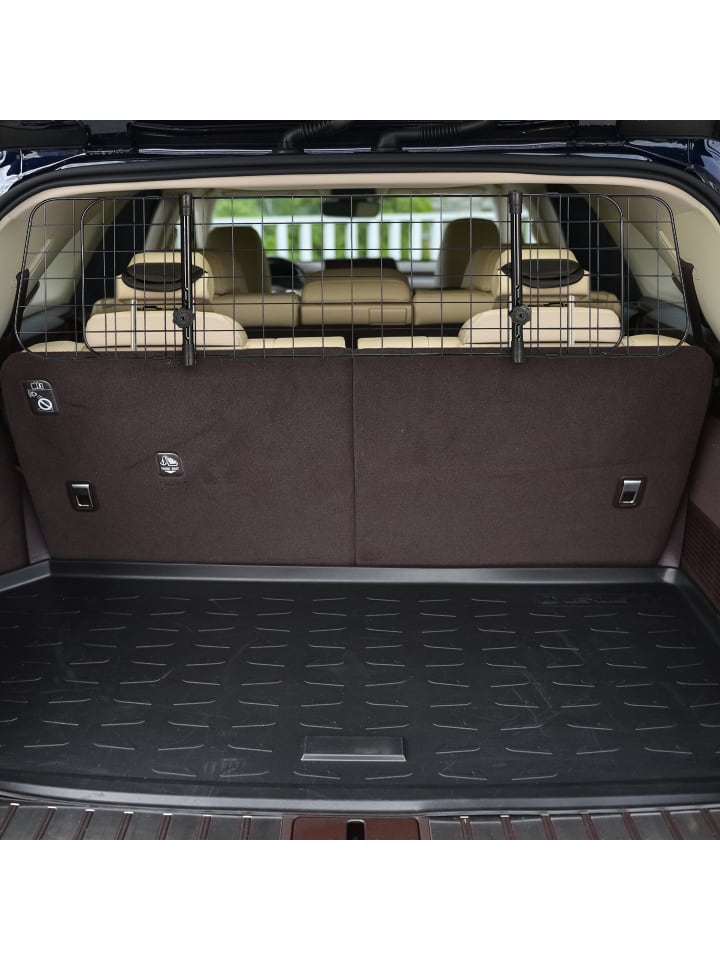 relaxdays Hundegitter Auto in Schwarz - (B)92-136 x (H)32 x (T)5 cm günstig kaufen onesize