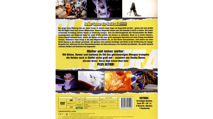 My Hero Academia - 6. Staffel - Vol.1- mit Sammelschuber (Limited Edition)