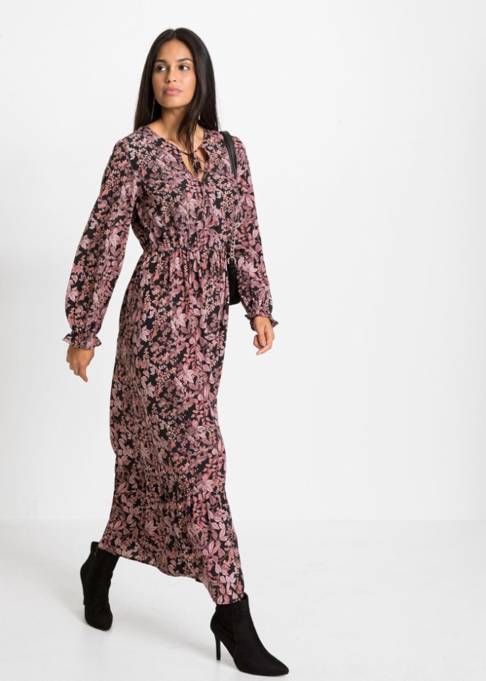 Bedrucktes Maxikleid