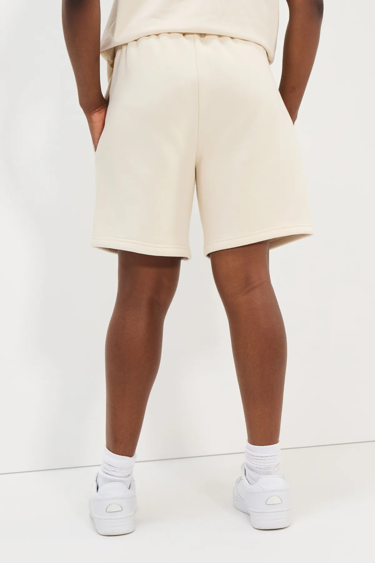 Ellesse  Shorts - Weiß - Mittlerer Bund