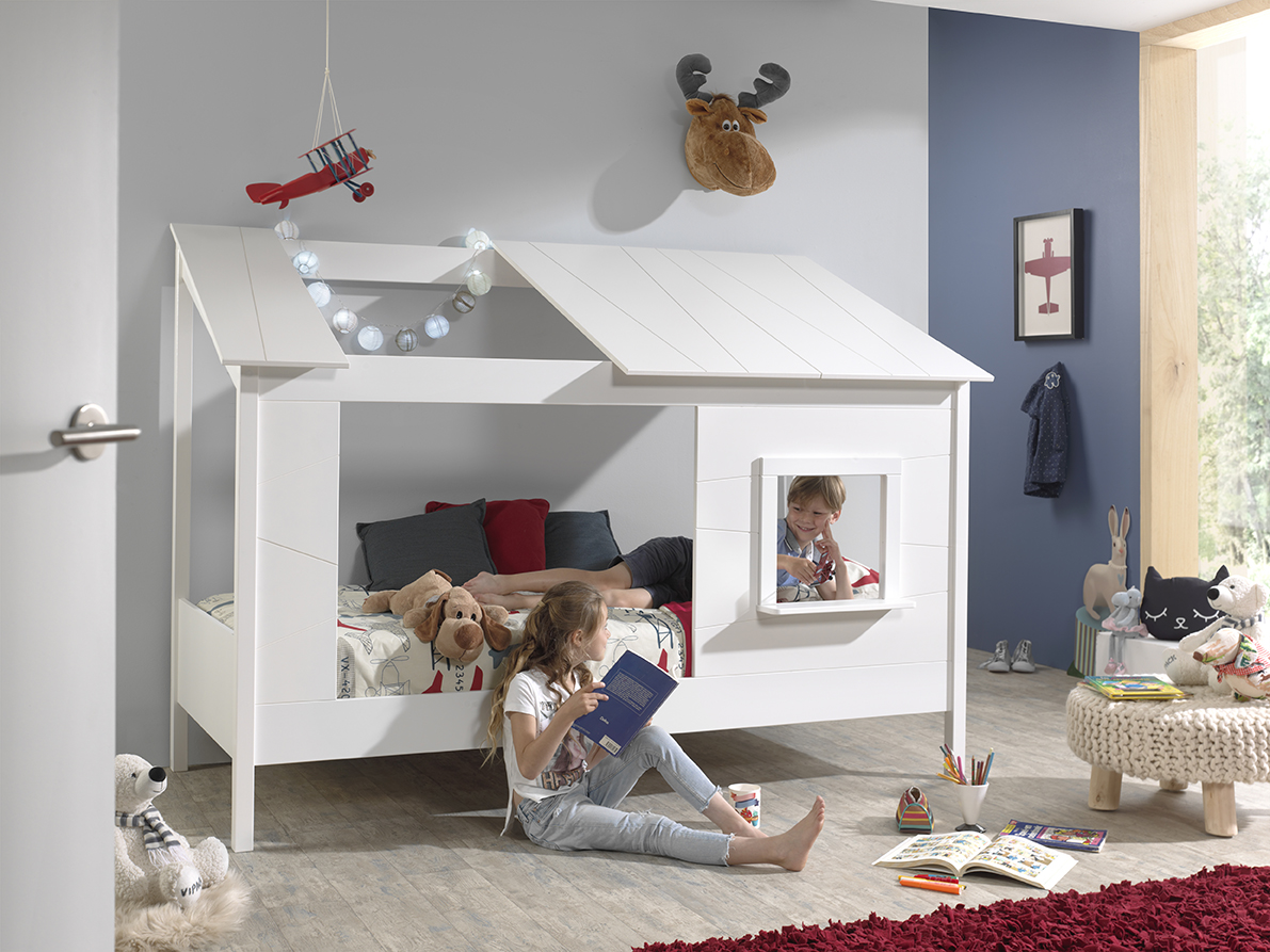 VIPACK Baumhaus Bett 90 x 200 cm Liegefläche