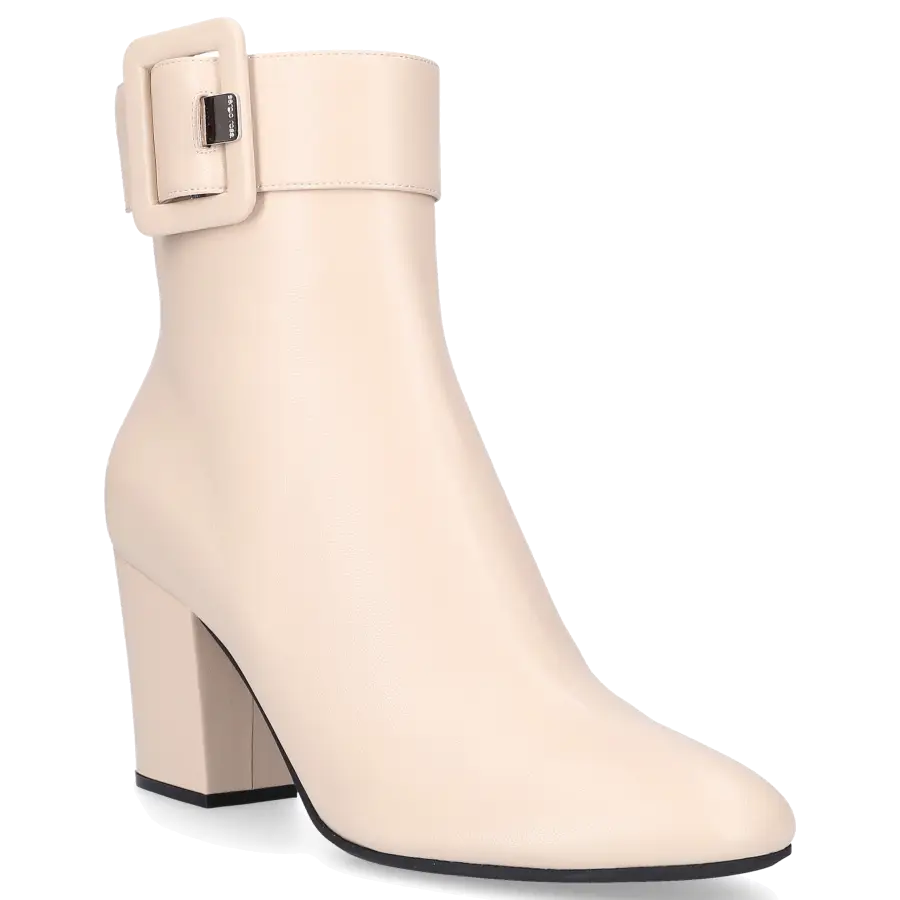 Sergio Rossi - Stiefeletten SR MIA 075 Nappaleder Logo beige - beige
