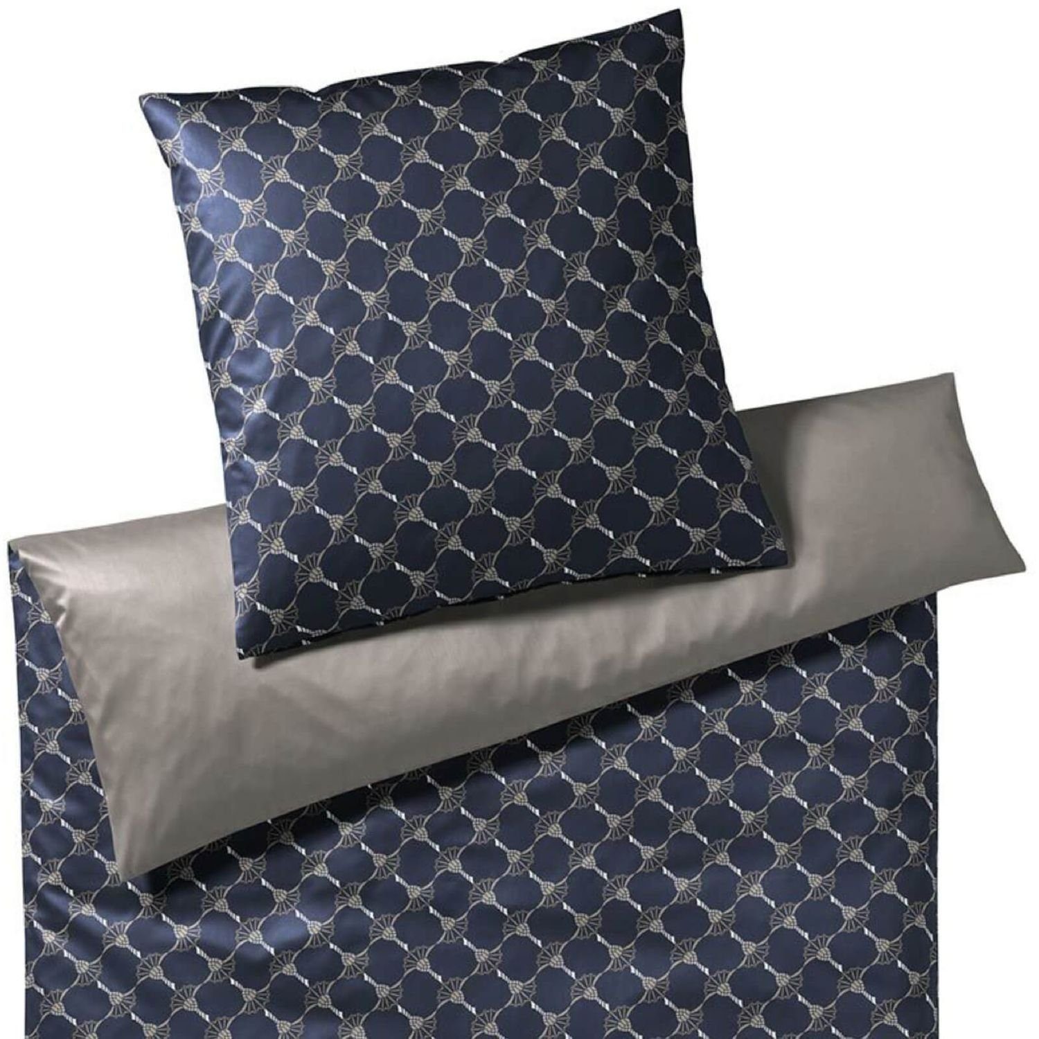 Bettwäsche Cornflower Double 4083 22, Joop!, Mako-Satin, 2 teilig, Feldblume, Musterung