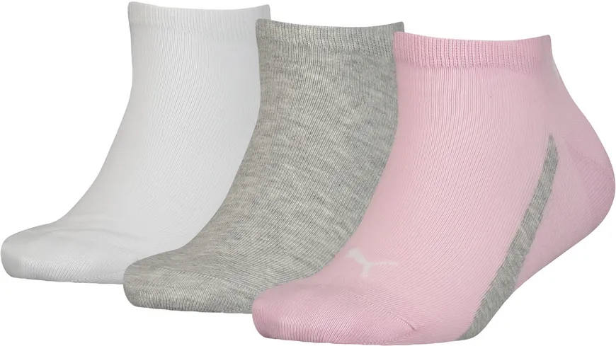 PUMA Unisex Sneaker Socken Lifestyle 3er Pack basic pink