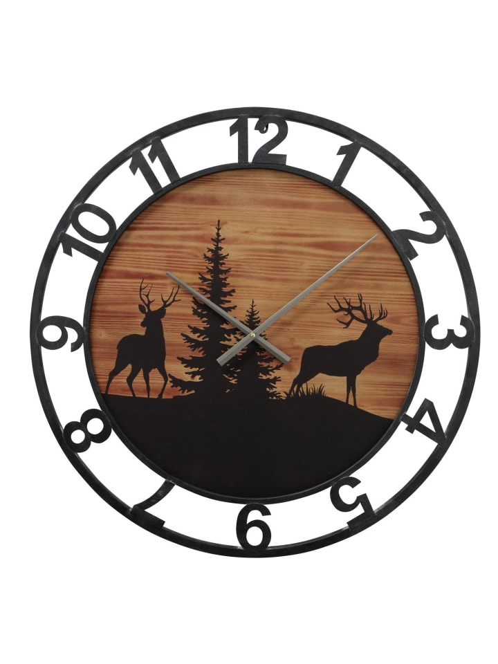 Boltze Wanduhr in schwarz günstig kaufen onesize