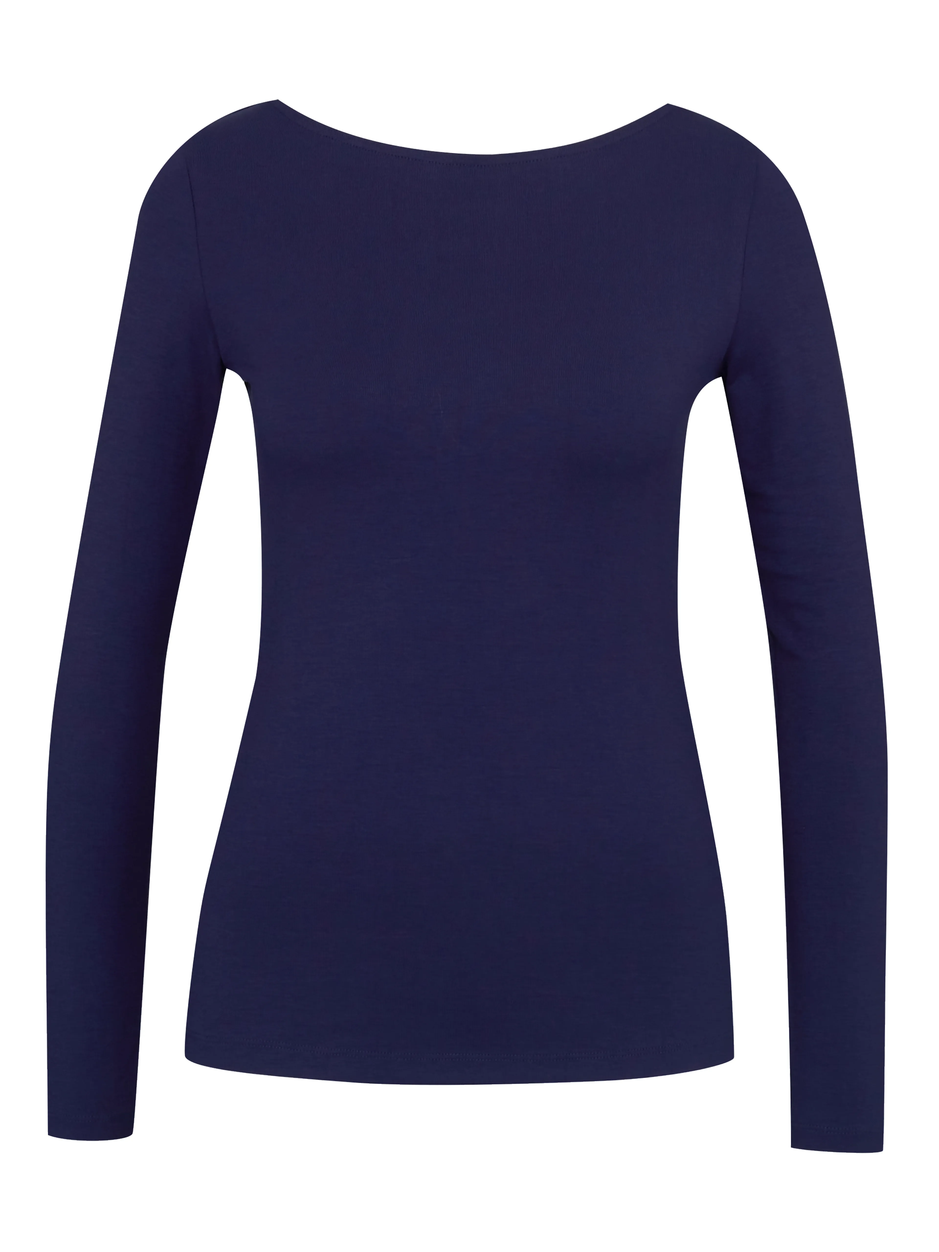 Dunkelblaues Damen-Langarmshirt ORSAY