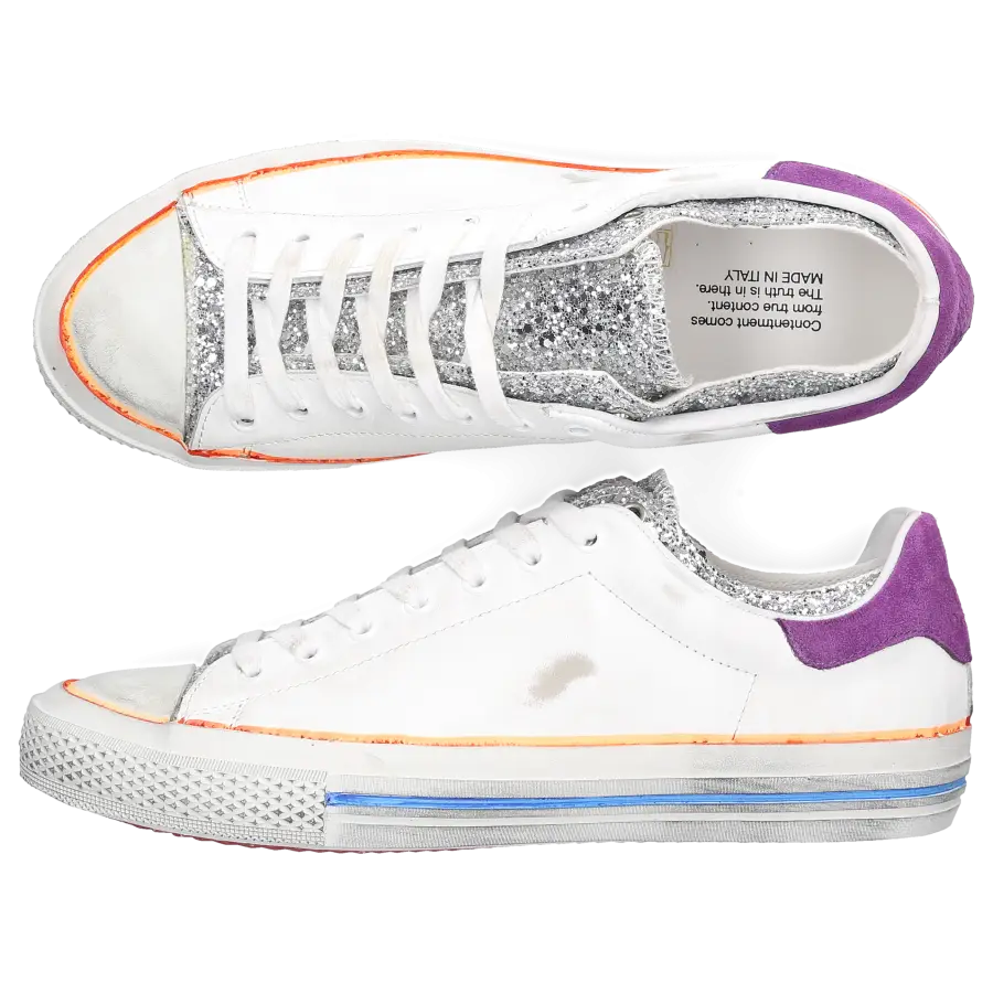 Hidnander - Sneaker low STARLESS Kalbsleder - weiß