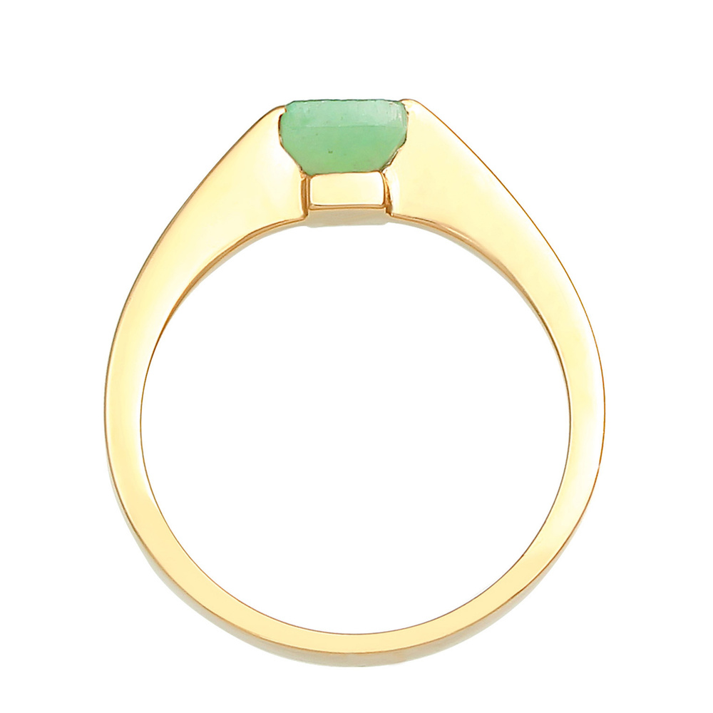 Elli PREMIUM Elli PREMIUM Bague Femmes Classique Pyramide Élégante avec Pierre Précieuse de Ja Bague