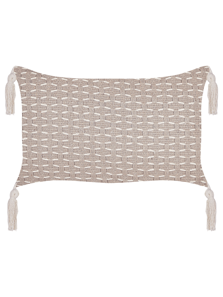Beliani 2er-Set Dekokissen HAKONE in Beige günstig kaufen onesize