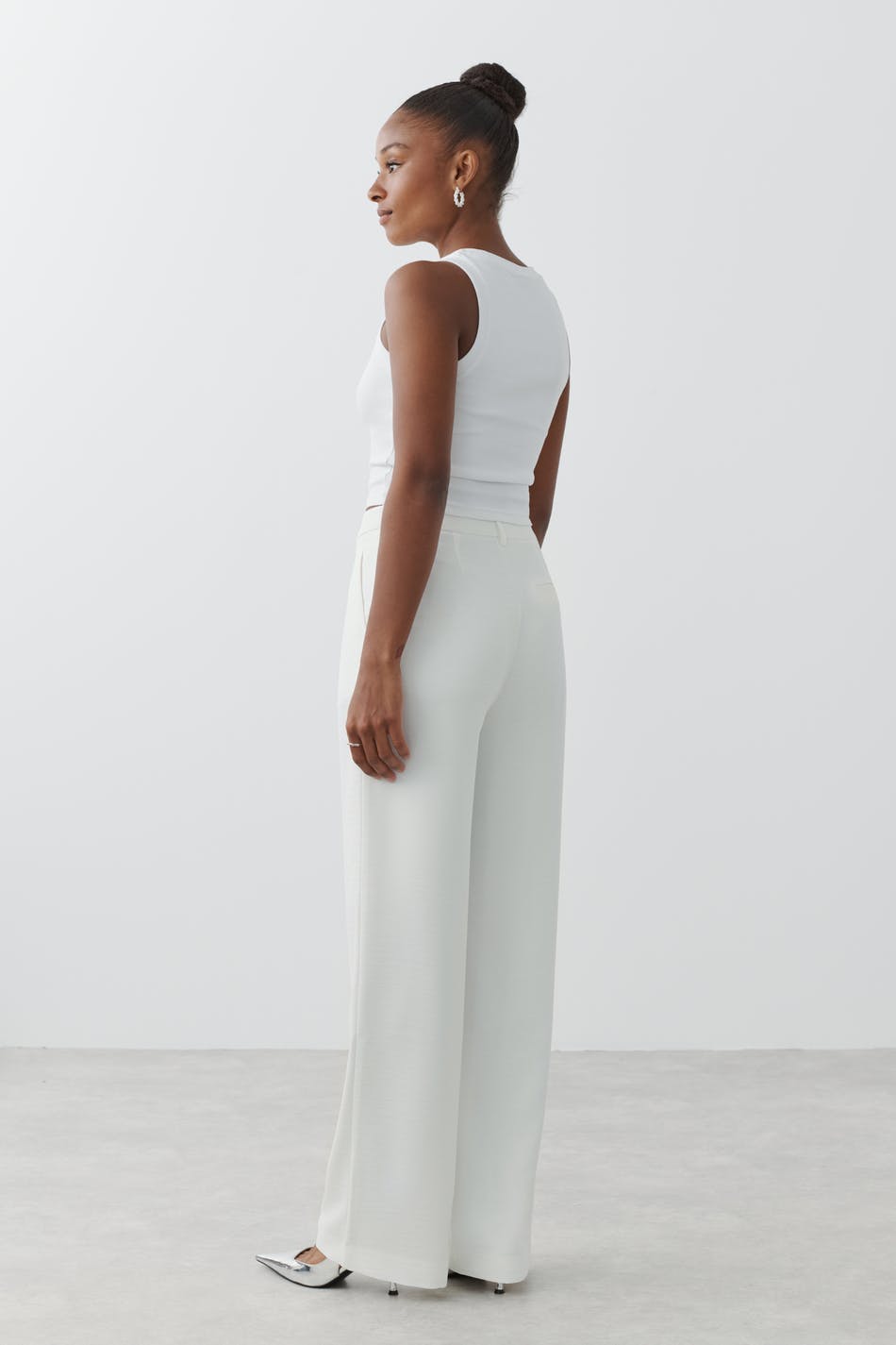 Wideleg trousers