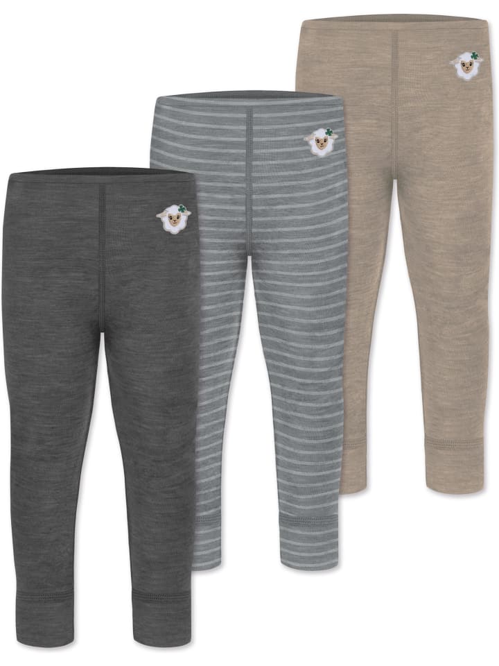 Normani Outdoor Sports 3er Pack Baby Merino Hose Unterhose „Tihoi