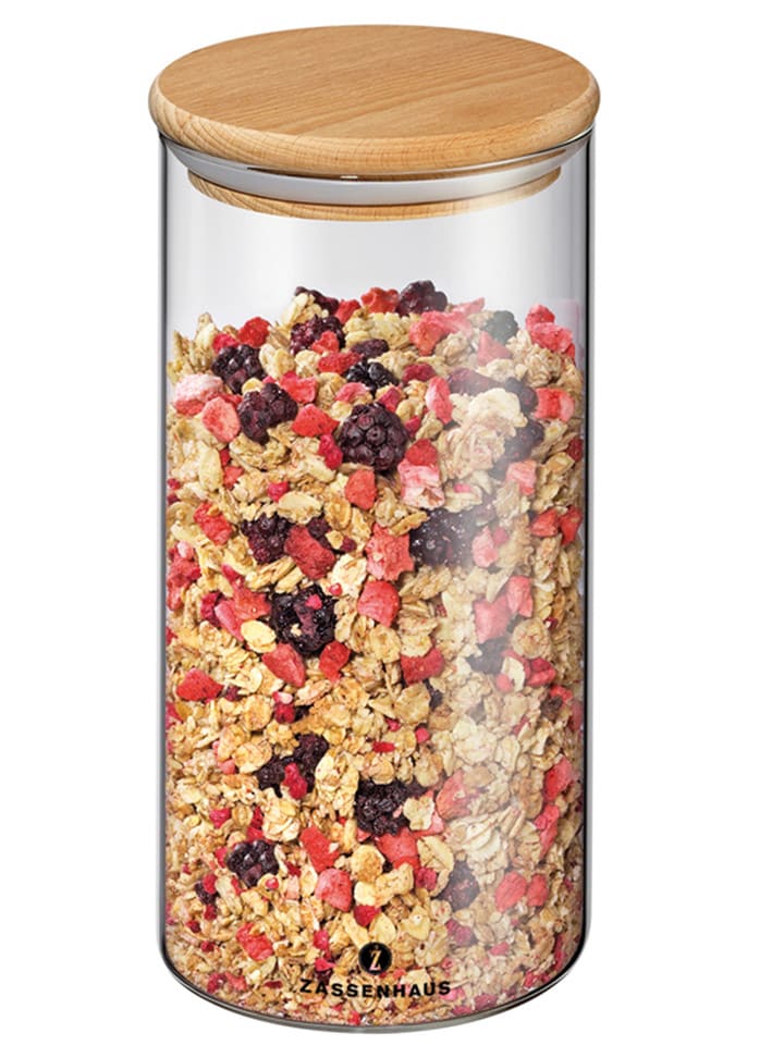 Zassenhaus Vorratsglas in Trasparent/ Beige - 1,3 l günstig kaufen onesize