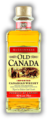 McGuinness Old Canada McGuinness Old Canada Reife und Weichheit. 0,7	 Liter - Vol 40%