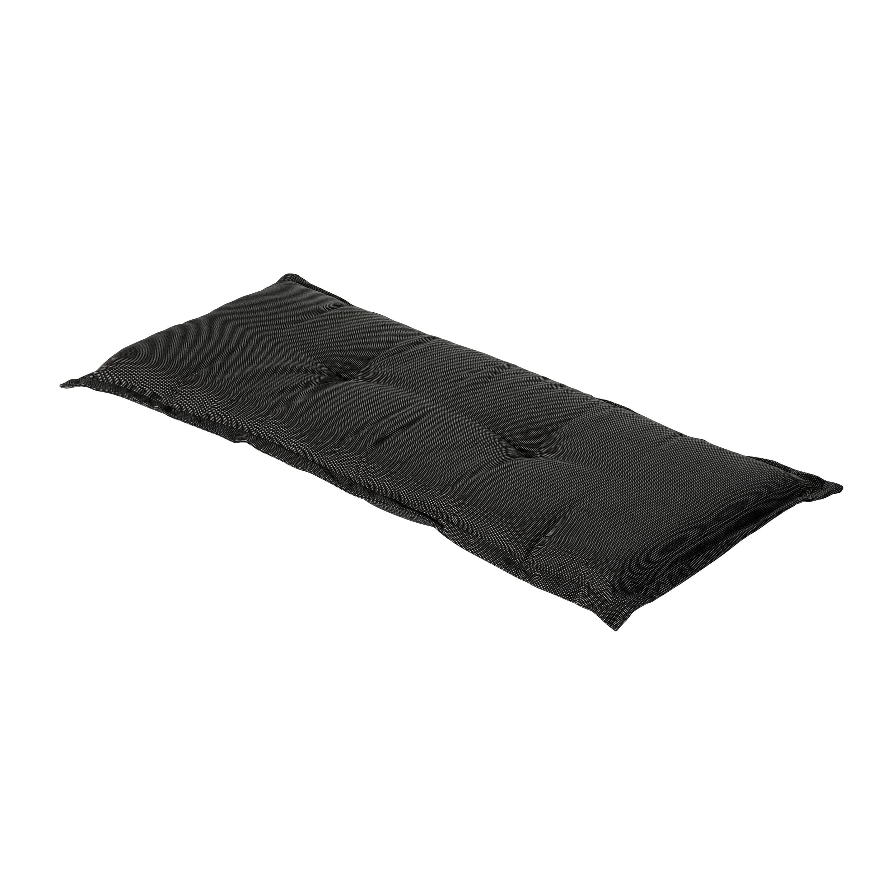 Madison Rib Schwarz 180x48 Bankkissen