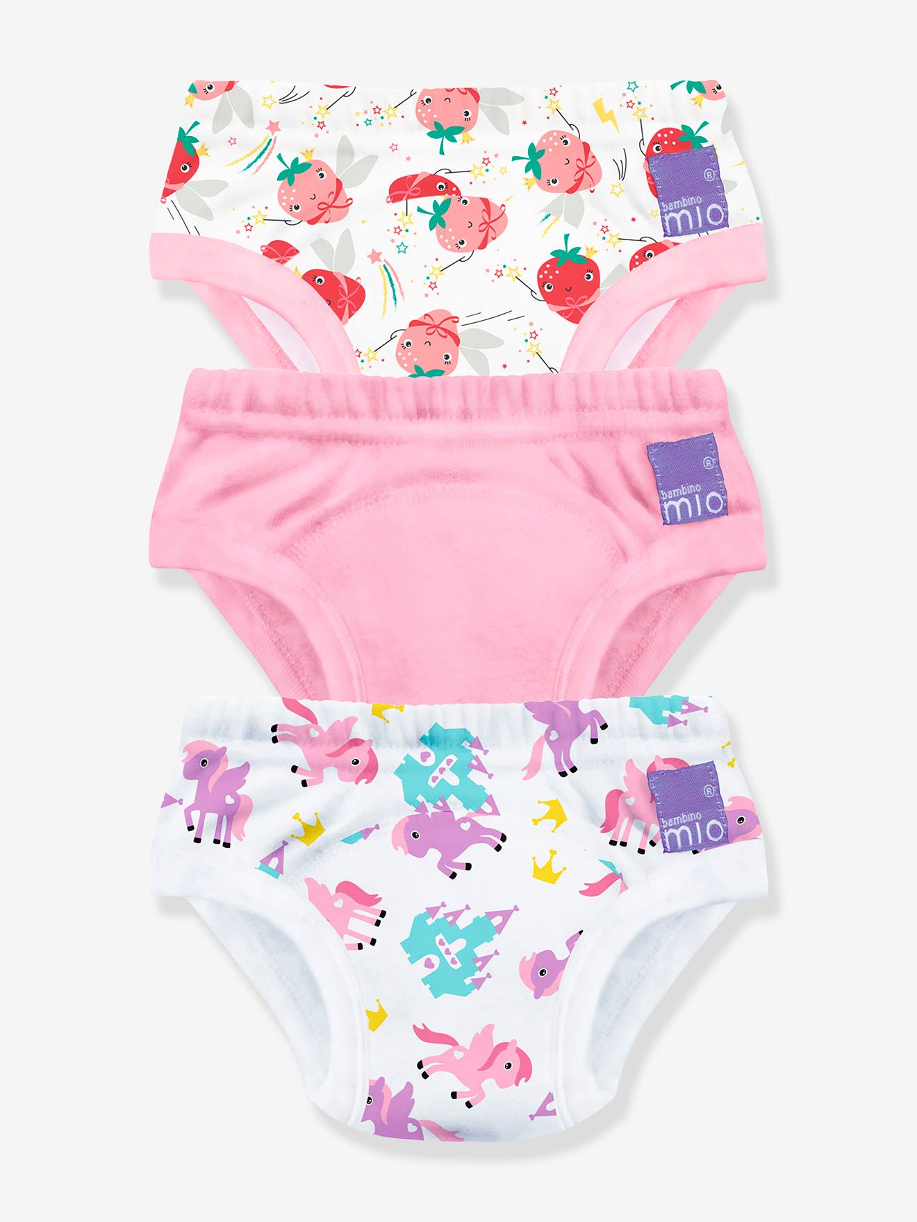 Culottes d'apprentissage Taille 3 ans et + (lot de 3) BAMBINO MIO safari célébration